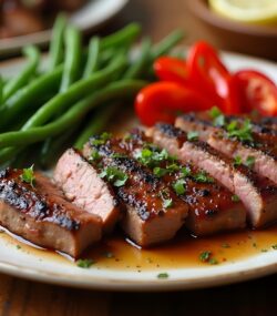 Rețetă hipocalorică Ficat de Porc pe Grătar cu Fasole și Ardei