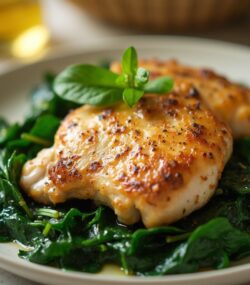 Rețetă Hipocalorică Salată Caldă cu Pulpă de Pui și Mâncărică de Spanac