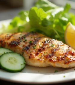 Rețetă Rina piept de pui cu salată verde