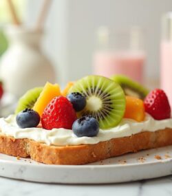 Rețetă hipocalorică bruschete wassa cu cottage și topping de fructe