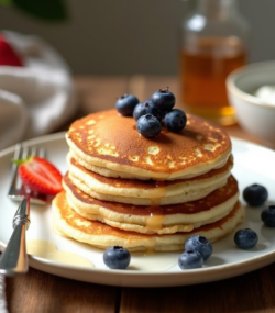 Rețetă ketogenciă, hipocalorică clătite cu iaurt grecesc