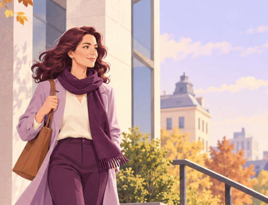Ilustrație cu o femeie de aproximativ 40 de ani,