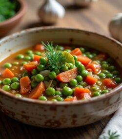 Rețetă hipocalorică mâncare de mazăre de post