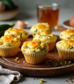 Rețetă Atkins brioșe cu zucchini și ou