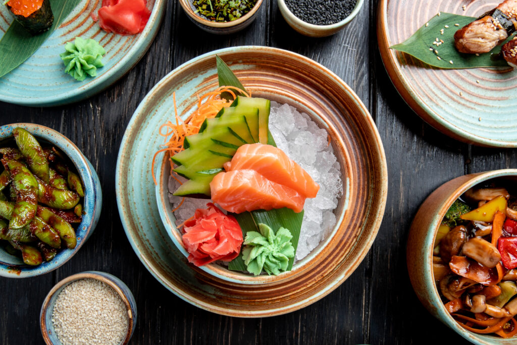 Imagine de sus cu alimente optime in dieta japoneza