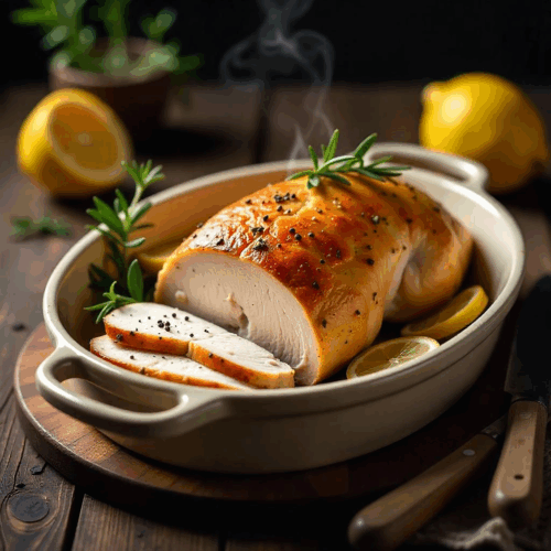 Rețeta piept de curcan la cuptor cu ierburi aromatice