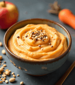 Rețetă vegana budincă de quinoa cu măr, nuci și semințe