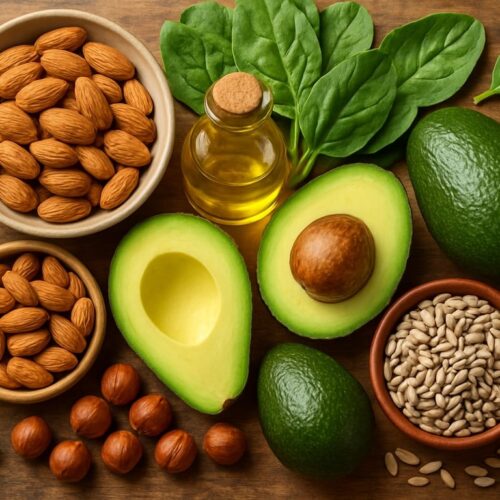 Avocado, nuci și semințe - alimente bogate în vitamina E
