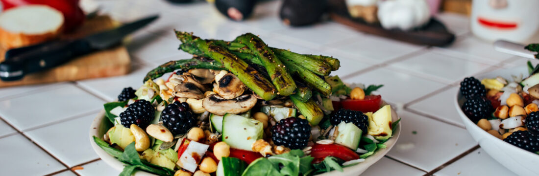 Imagine de aproape cu un preparat vegetarian, potrivit pentru dieta flexitariana