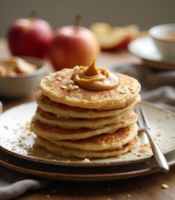 Rețeta hipocalorică clătite cu fulgi de ovăz și unt de arahide