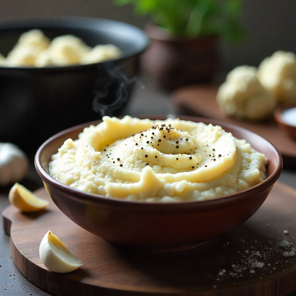 reteta piure de conopida simplu low fat