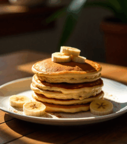 Rețeta clătite vegane din banană și fulgi de ovăz