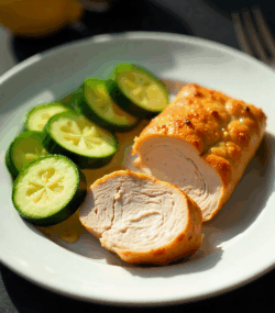 Rețeta curcan la cuptor cu dovlecei la abur