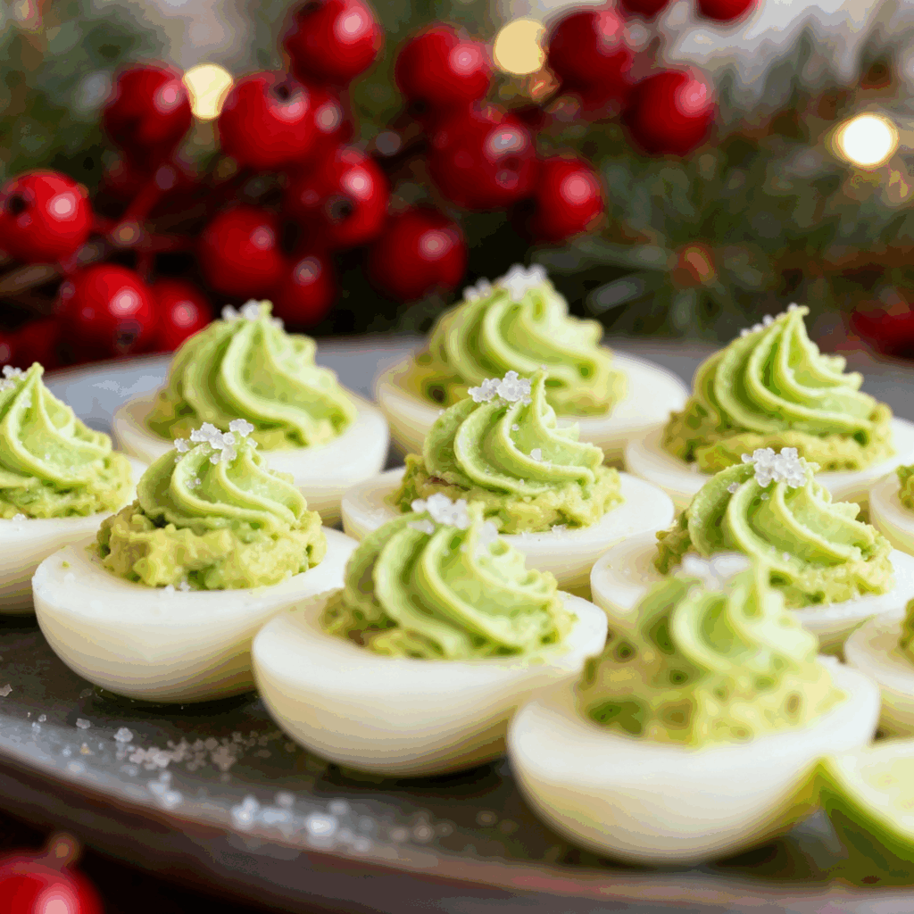 Rețetă - Ouă umplute cu pastă de avocado și lime