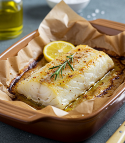 Rețeta file de cod la cuptor