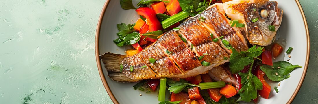 peste slab cu legume, mancare de dieta cerin