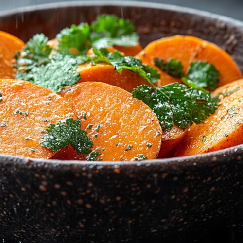 mancare cu cartof dulce, cu continut de betacaroten